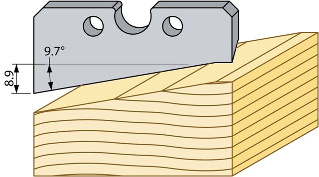 Moulding knife 96075 HSS | LOGOSOL
