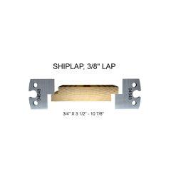 Shiplap, 3/8" lap