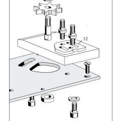 Guide bar plate, lower