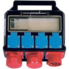 Boitier électrique portable, 2 x 400V/16A, 4 x 230V/16A