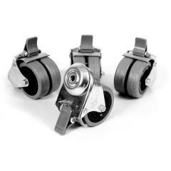 Castor Set, 4 Lockable Castors