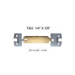 T&G 1/4" x 3/86"