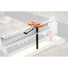 Log clamp with mounting bracket, B701