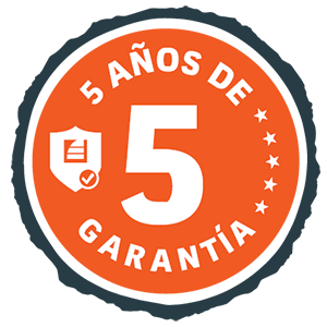 5 años garantía